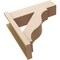 Ekena Millwork 8-in W x 26-in D x 26-in H Funston Block Rough Cedar Woodgrain TimberThane Outlooker, Primed Tan OUTUR080X26X26FST44RCPR - alternate 4
